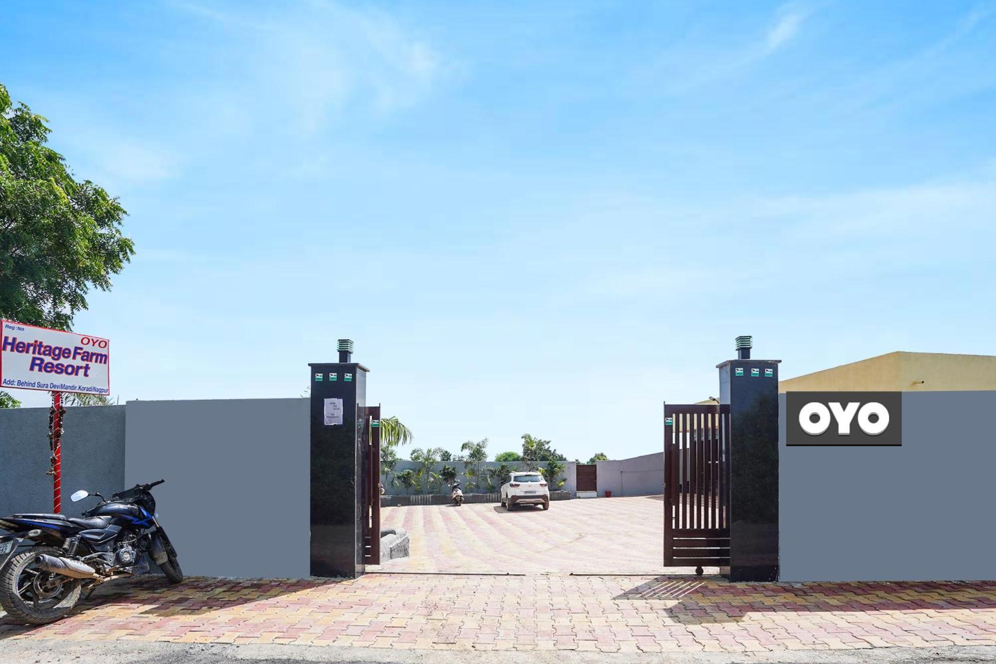 Hotel O Heritage Farm Resort Nagpur Exterior foto